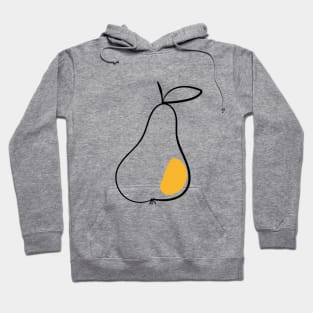 Pear doodle sketch Hoodie